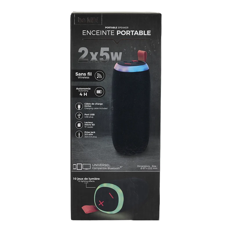 ENCEINTE PORTATIVE 2X5W