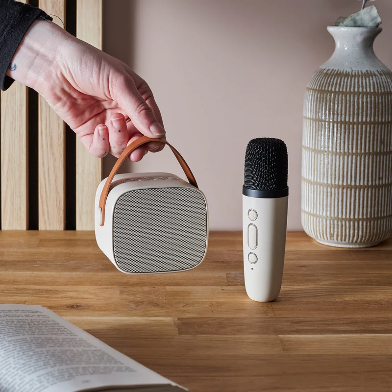 ENCEINTE ET MICRO KARAOKE DESIGN 5W