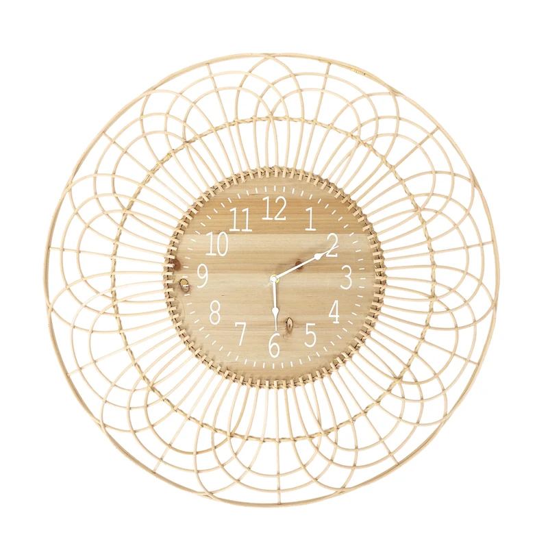HORLOGE ROTIN 70CM