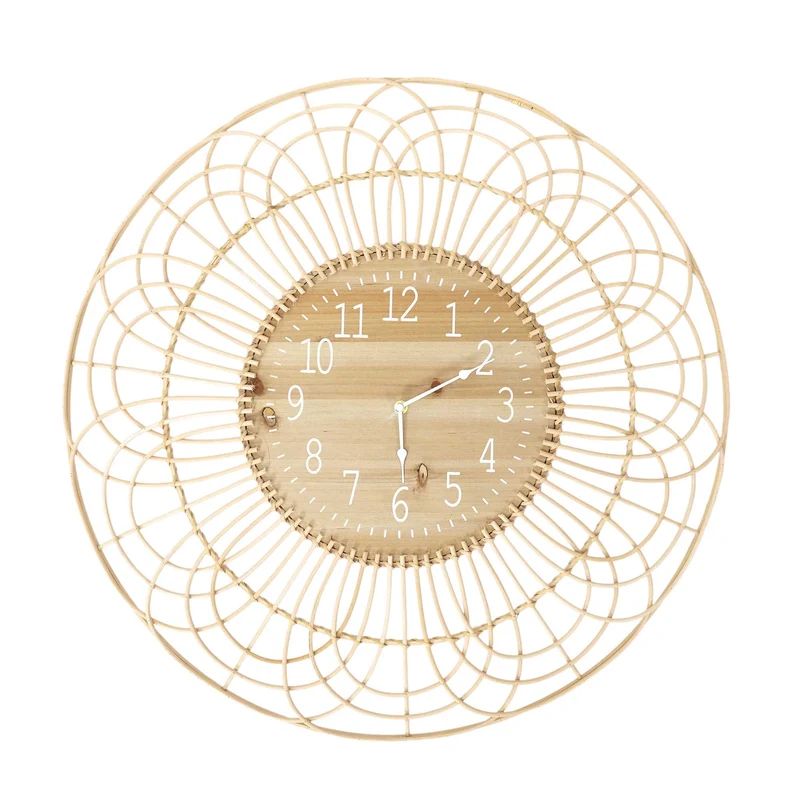 HORLOGE ROTIN 70CM