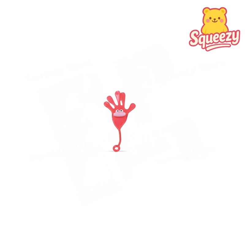 Sticky Palm with Yoyo and Emoji Face Stretchy Hand Slap Toy