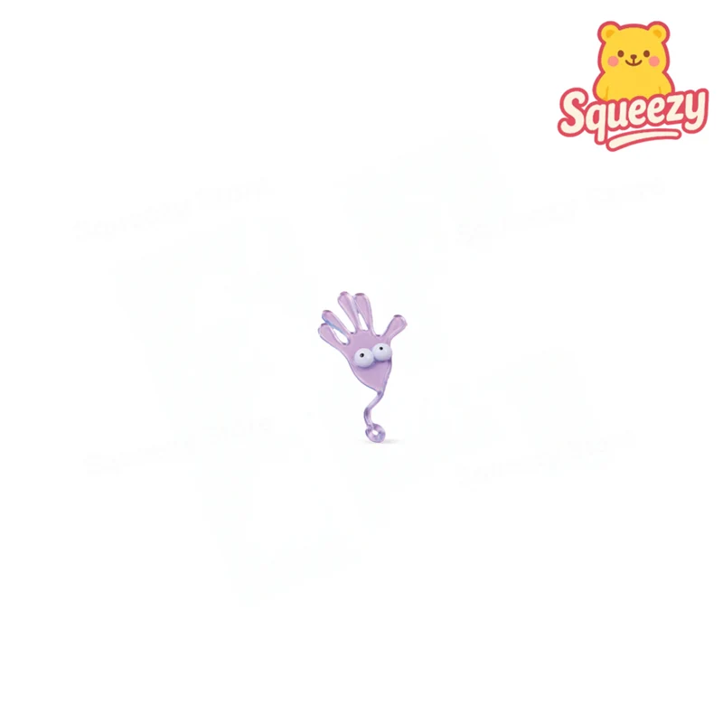 Sticky Palm with Yoyo and Emoji Face Stretchy Hand Slap Toy