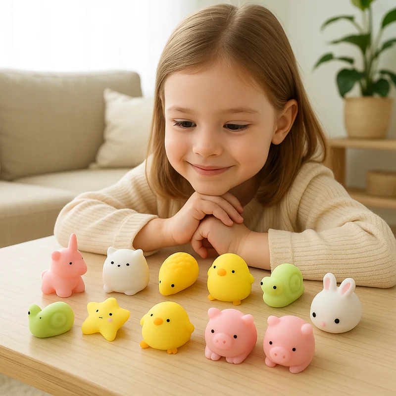 Squishies Kawaii – Lot de 50 Squishy Kanji