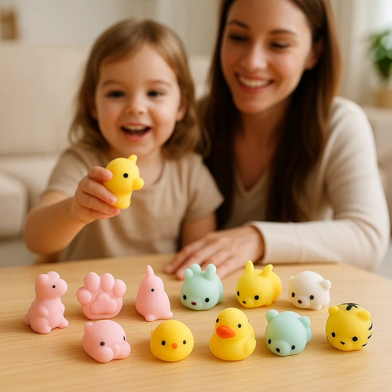 Squishies Kawaii – Lot de 50 Squishy Kanji