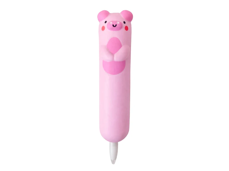 Stylo Squishy Cochon mignon - Jouet anti-stress