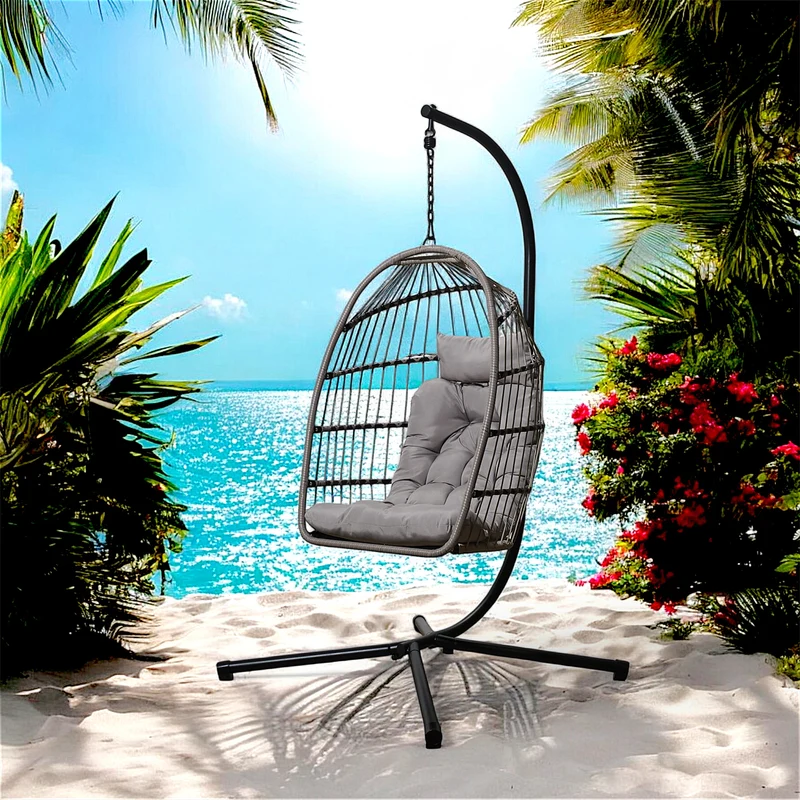FAUTEUIL SUSPENDU HANOI GRIS