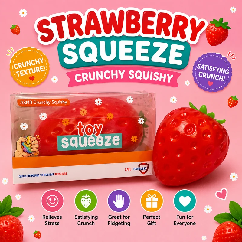 Crunchy Strawberry Squishy