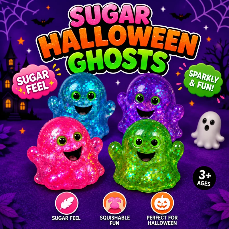 Sugar Halloween Ghost Squishy