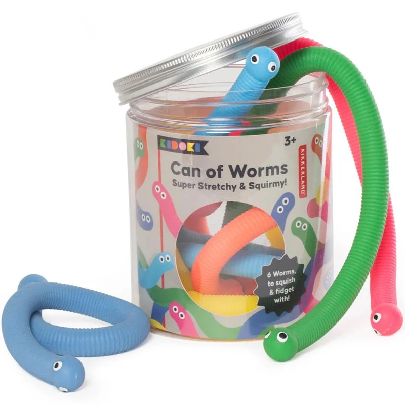 Can of (Super Stretch Squirmy) Worms!