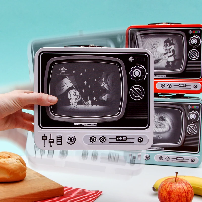 Retro Tv Cartoon Lunch Box