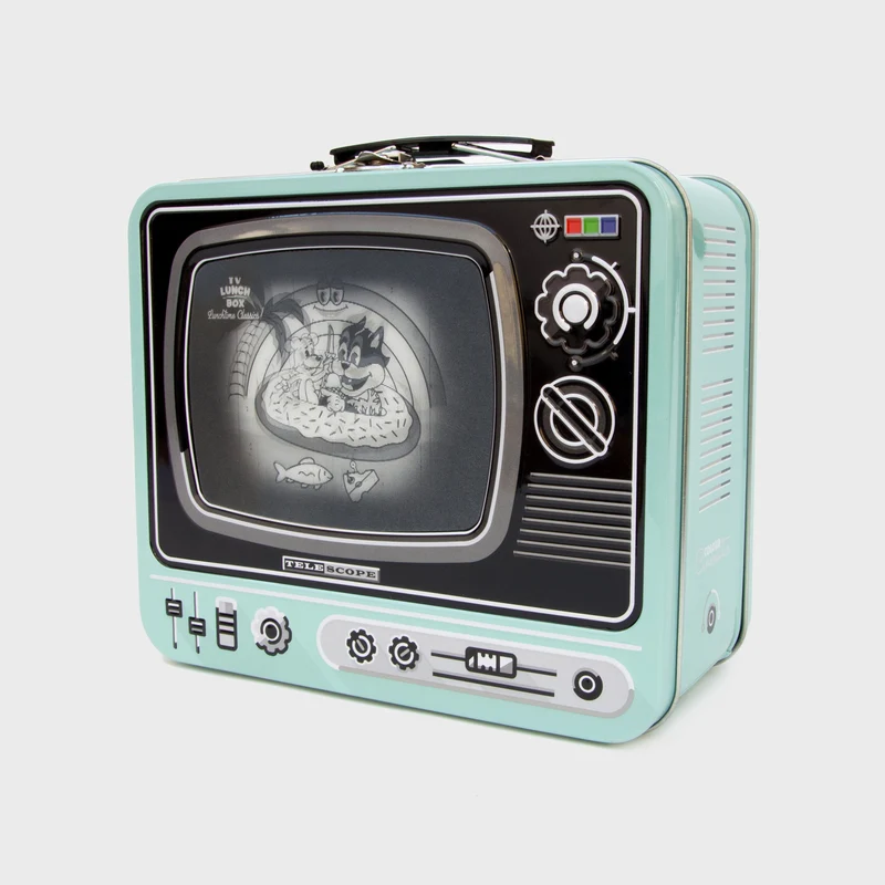 Retro Tv Cartoon Lunch Box