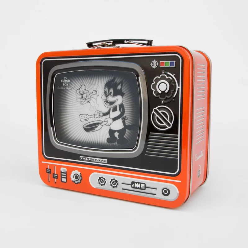 Retro Tv Cartoon Lunch Box