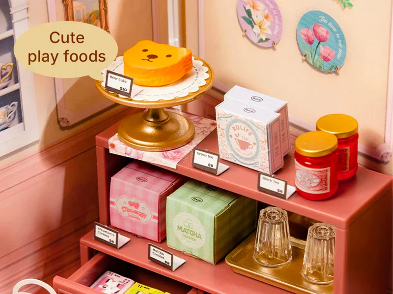 Maquette miniature Honey Tea Lounge DIY - Robotime