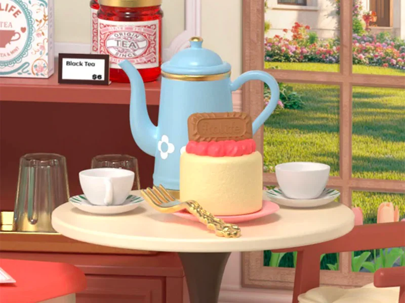 Maquette miniature Honey Tea Lounge DIY - Robotime