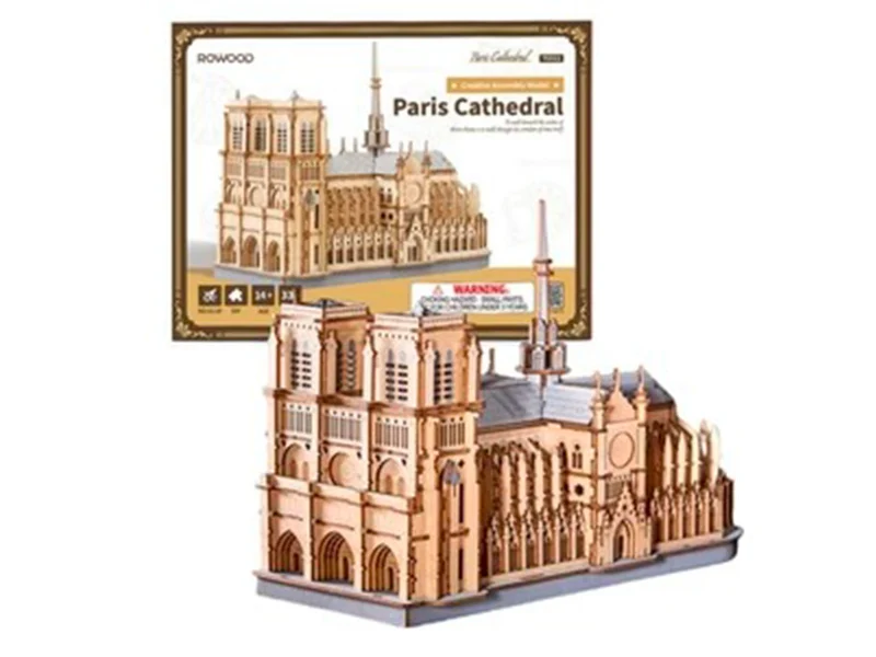 Maquette Paris Cathedral Miniature DIY - Robotime
