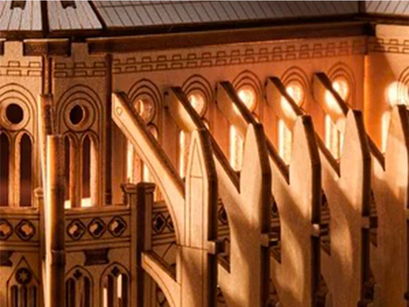 Maquette Paris Cathedral Miniature DIY - Robotime