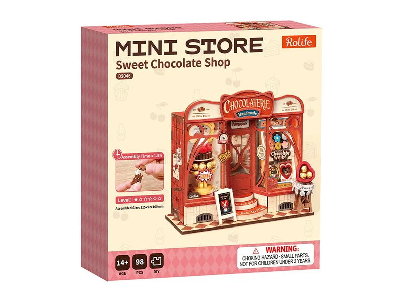 Maquette miniature Chocolaterie gourmande DIY - Robotime