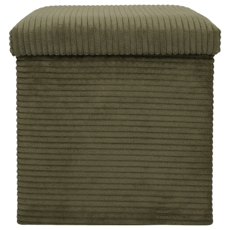 COFFRE POUF PLIABLE COTELE SCOTT VERT