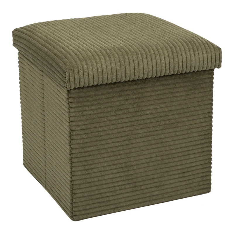 COFFRE POUF PLIABLE COTELE SCOTT VERT