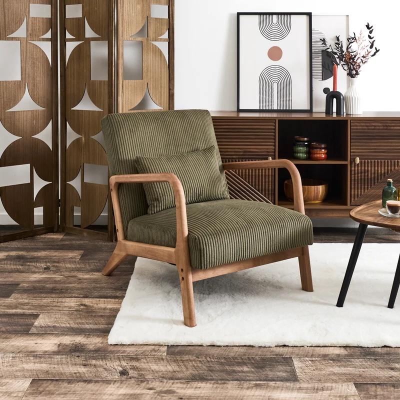 FAUTEUIL SALON COTELE SCOTT VERT