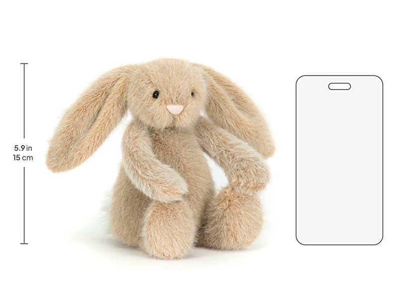 Peluche petit Lapin Flufflet couleur Avoine - Jellycat