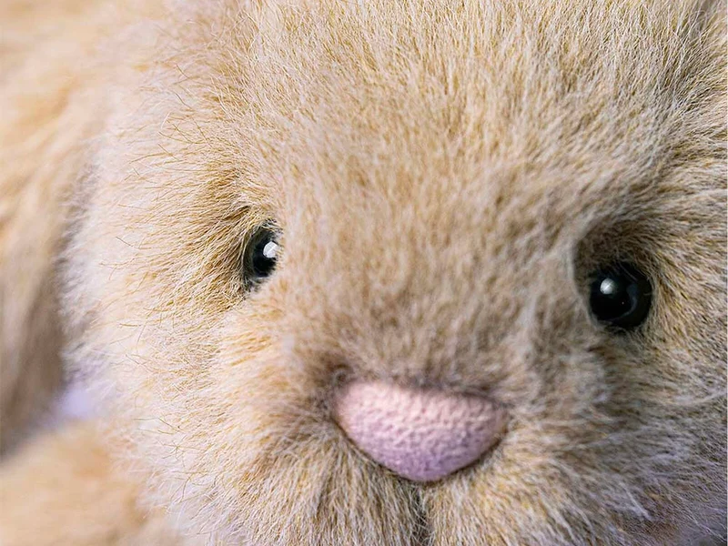 Peluche petit Lapin Flufflet couleur Avoine - Jellycat