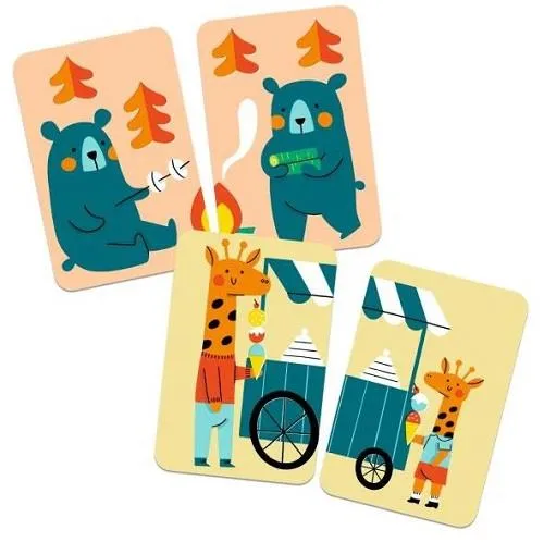 Djeco Card Game Misti'Loup - Jeu de cartes