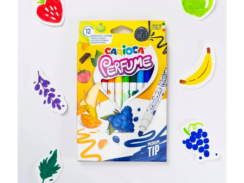 Pochette de 12 Feutres parfumés - Carioca
