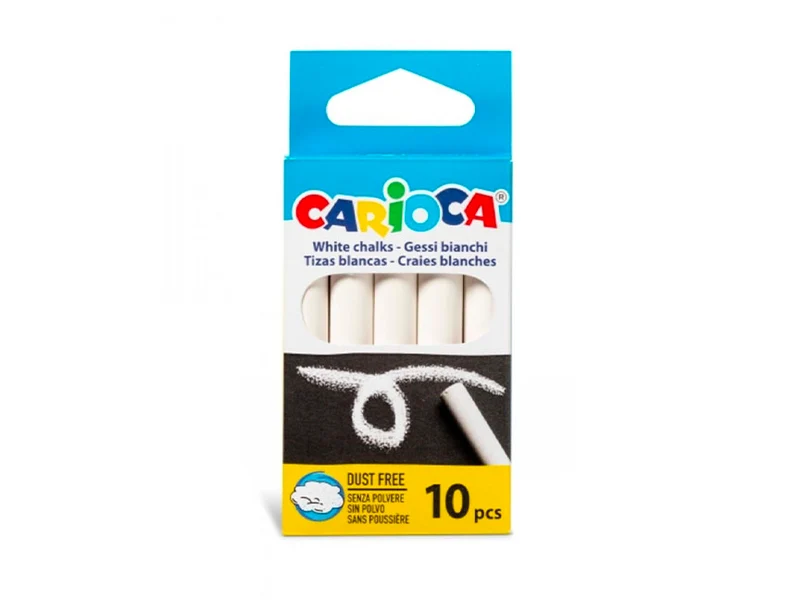 Carioca -Boîte de 10 craies blanches