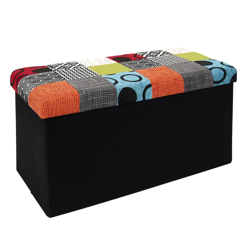 COFFRE BANC PLIABLE PATCHWORK