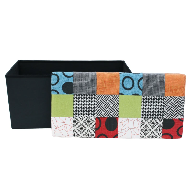 COFFRE BANC PLIABLE PATCHWORK