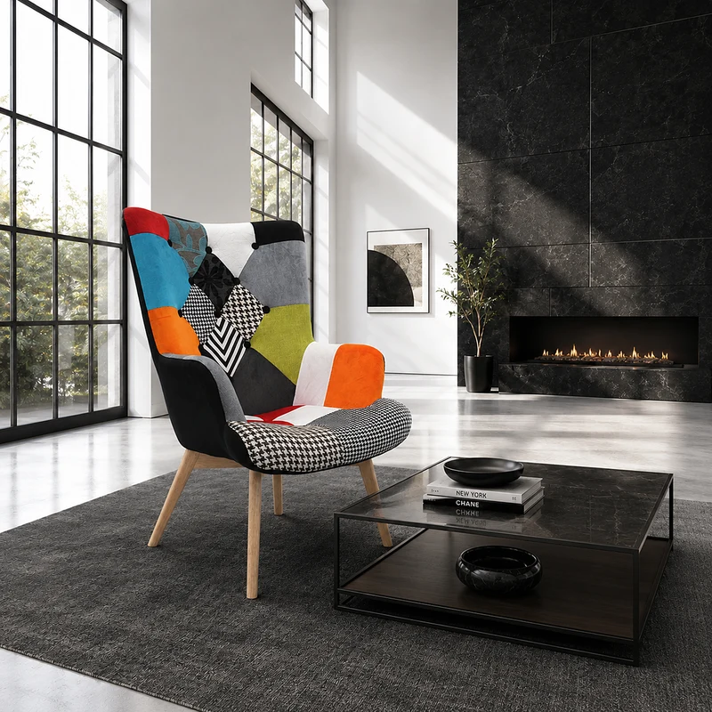 FAUTEUIL HELSINKI PATCHWORK