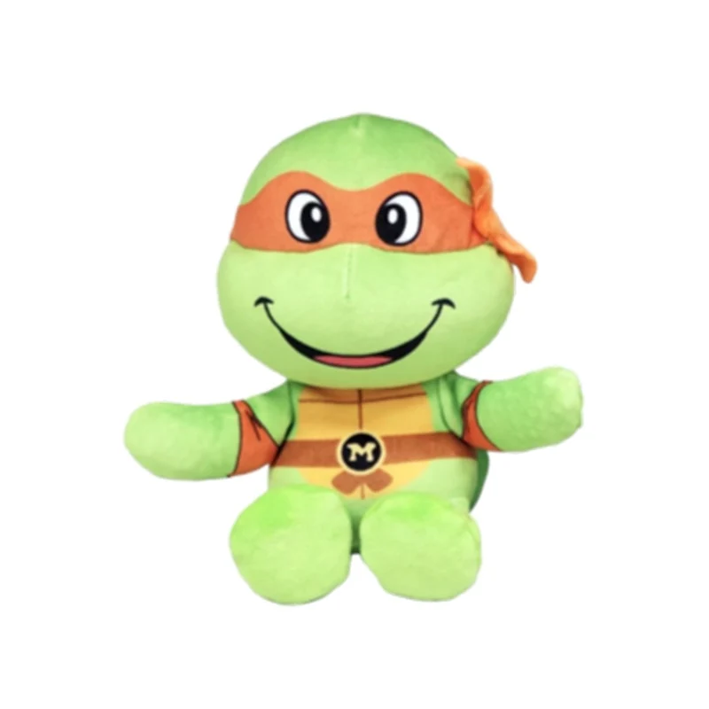 TY Floppy Plush, Michelangelo, Teenage Mutant Ninja Turtles, 8 Inches, 1 Count