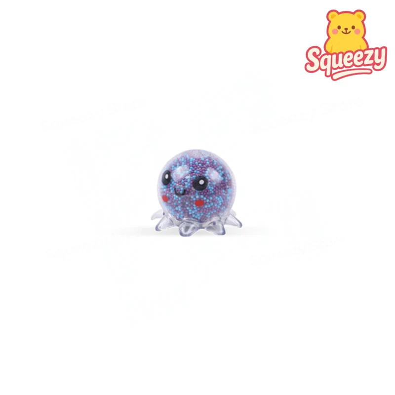 Squishy Octopus with Beads Soft Stress Relief Toy