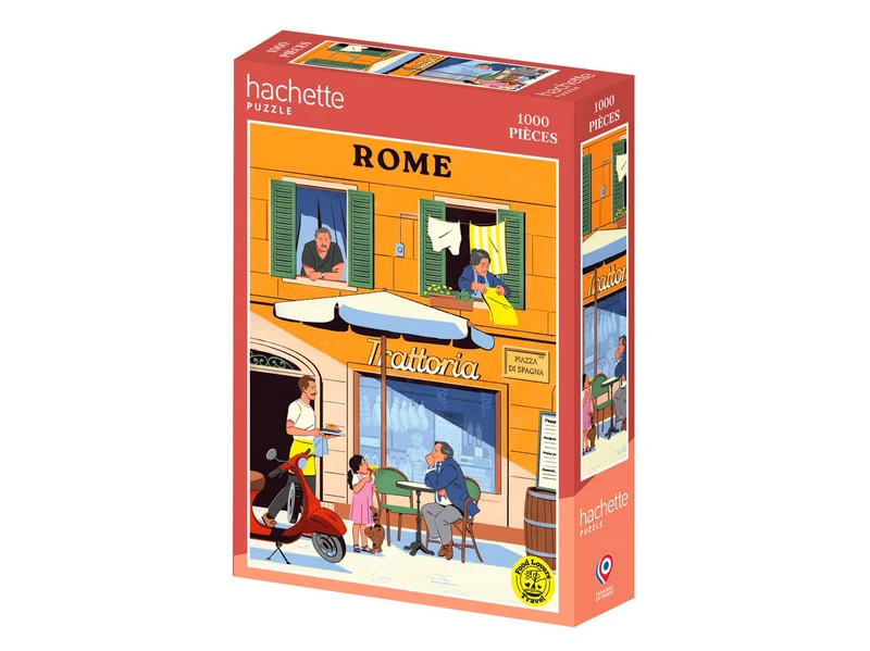 Puzzle Rome - 1000 pièces - Hachette