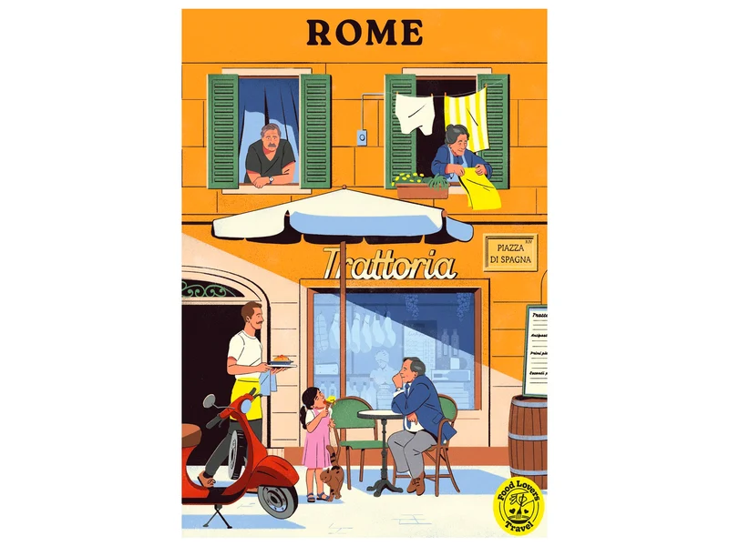 Puzzle Rome - 1000 pièces - Hachette