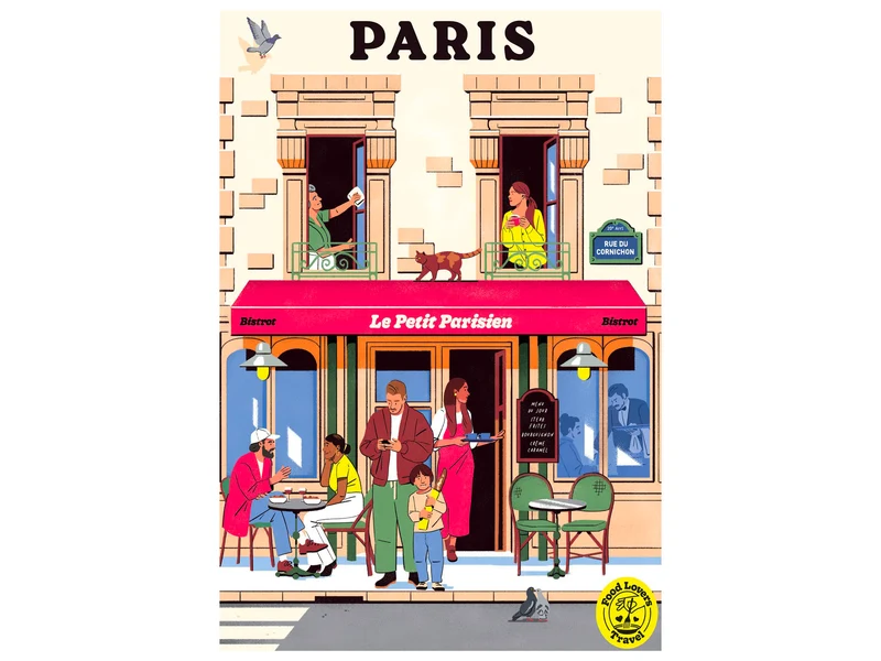 Puzzle Paris - 1000 pièces - Hachette