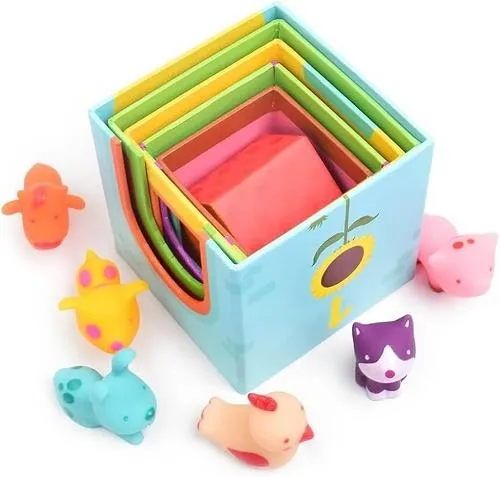 Djeco Stacking Game Topanifarm / Jeu d'empilement Topanifarm