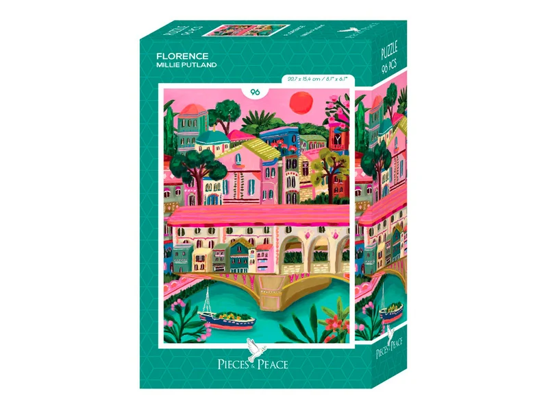 Mini Puzzle – Florence 96 pièces - Pieces&Peace