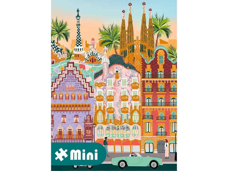 Mini Puzzle – Barcelone 96 pièces - Pieces&Peace