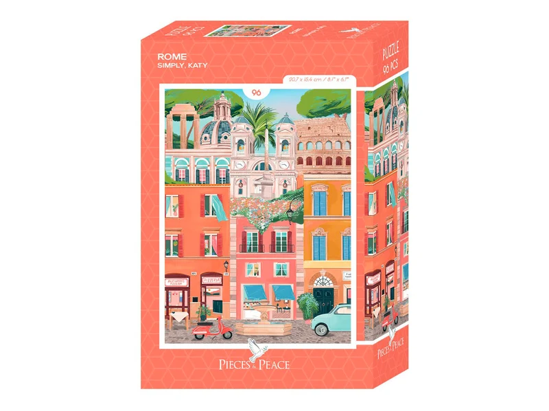 Mini Puzzle – Rome 96 pièces - Pieces&Peace
