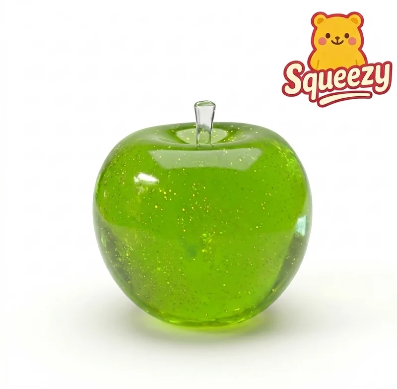 Crystal Big Apple Squishy Stress Relief Toy