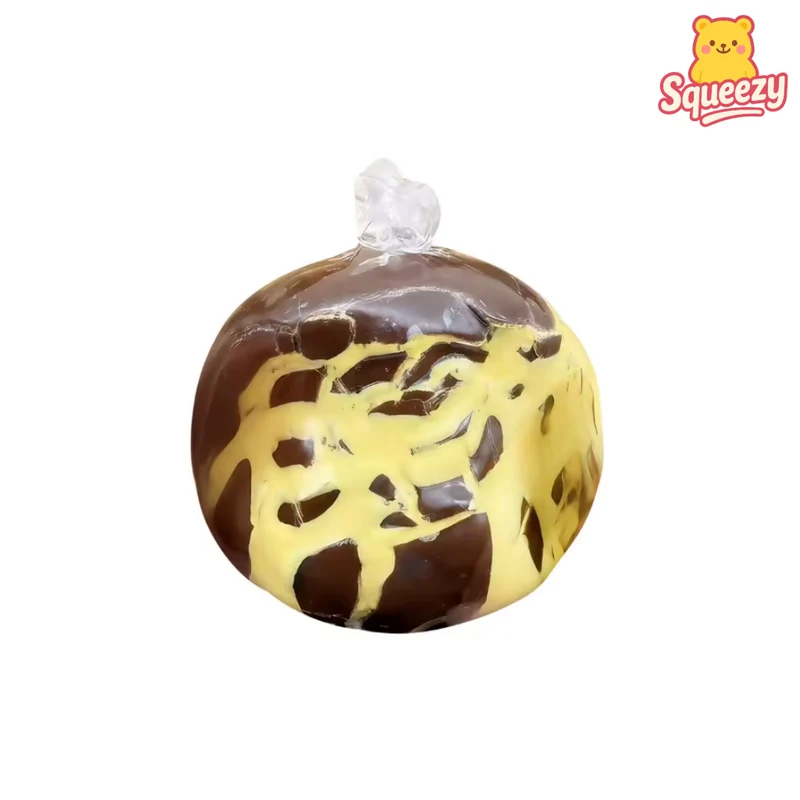 Crunchy Chocolate squishy Handmade Ball