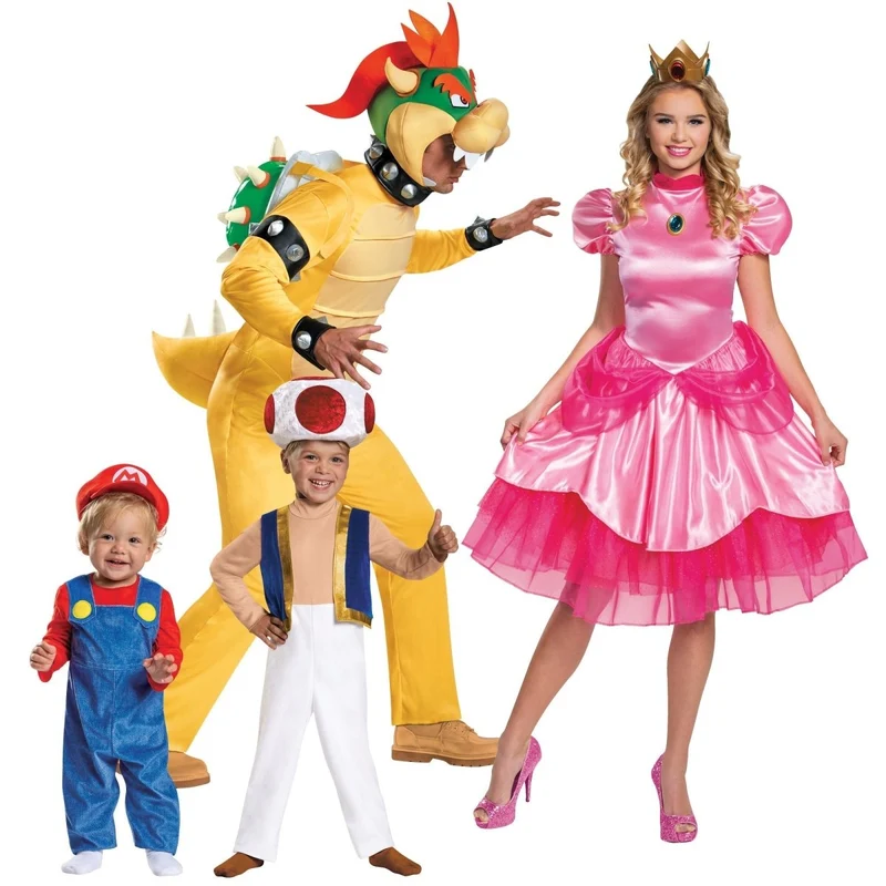 Super Mario Bros Family Costumes