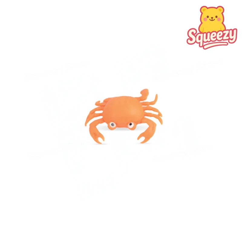 EVA Crab with Mesh Bag Soft Stress Relief Toy