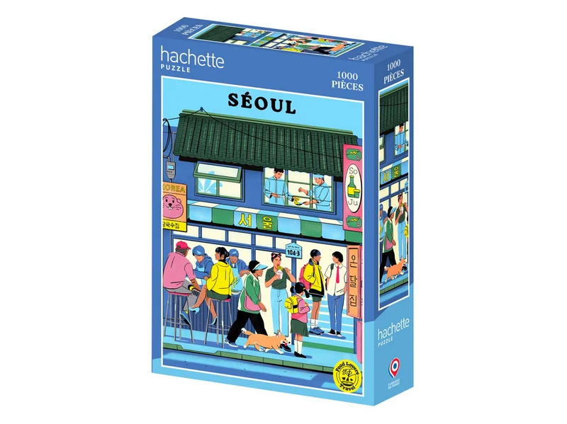 Puzzle Séoul - 1000 pièces - Hachette