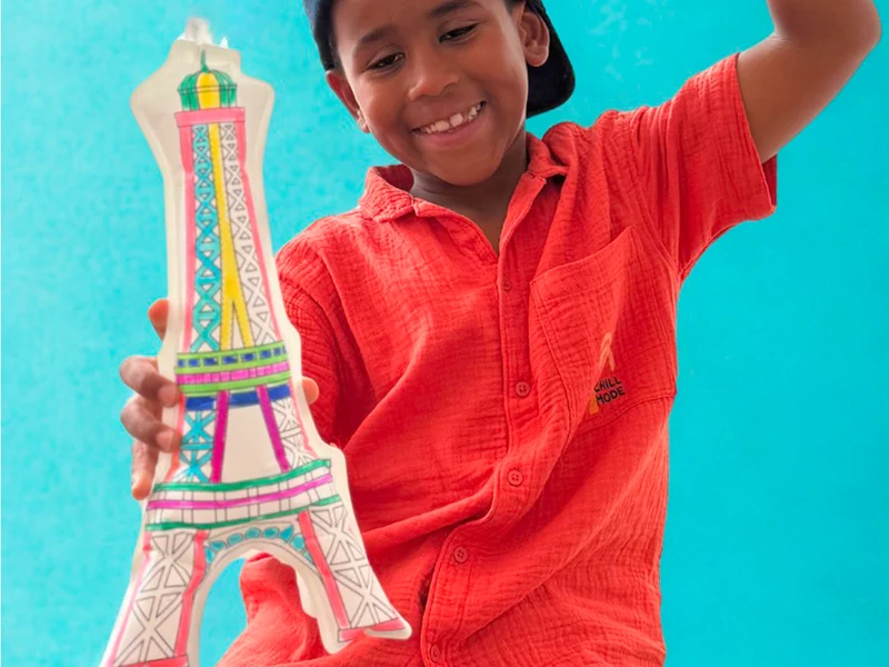 Coloriages gonflables - Tour Eiffel- Ara Créative
