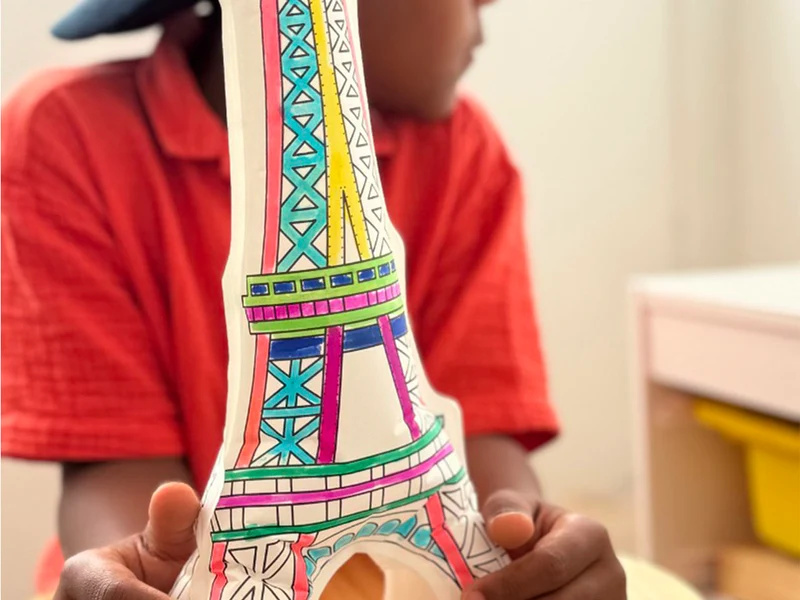Coloriages gonflables - Tour Eiffel- Ara Créative