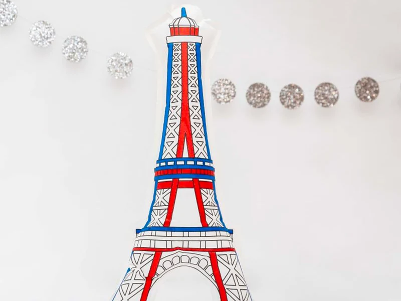 Coloriages gonflables - Tour Eiffel- Ara Créative