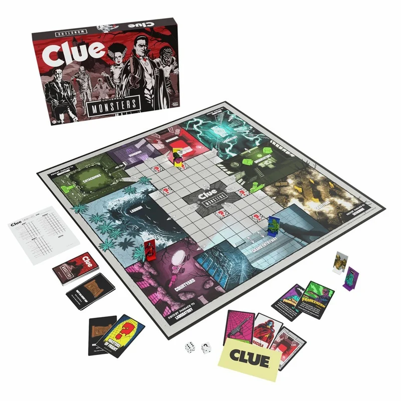 Universal Monster Clue Board Game, 1 Count